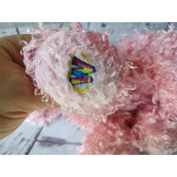 Ganz Webkinz Pink Poodle Stuffed Plush Curly Puppy Dog HM107 Toy NO Code - Picture 4 of 8